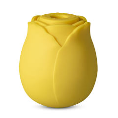 7-Function Yellow Color Silicone Clitoral Sucking Rose Vibrator