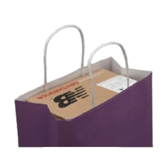 Purple Color Big Gift Bags ( 12 CM x 25 CM x 33 CM )