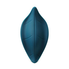 9-Speed Leaf-Shaped Vibrating Egg with Remote Control - Dark Green, Medical Grade Silicone & ABS, Waterproof, USB Rechargeable