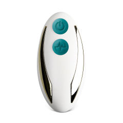 9-Speed Leaf-Shaped Vibrating Egg with Remote Control - Dark Green, Medical Grade Silicone & ABS, Waterproof, USB Rechargeable