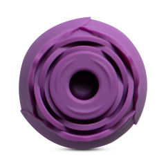 7-Function Purple Color Silicone Clitoral Sucking Rose Vibrator