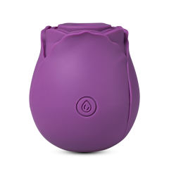 7-Function Purple Color Silicone Clitoral Sucking Rose Vibrator