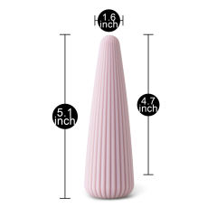 Purple 10-Speed Vibrating Silicone Vibrator with Cute Design