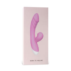 7.68'' Black 12-Speed Rechargeable Vibrating & Tongue-Licking Silicone Vibrator