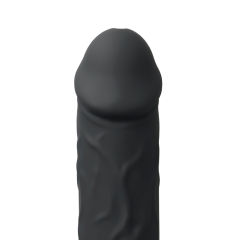 App-Controlled Black 10-Speed Rechargeable Waterproof Vibrating Mini Dildo