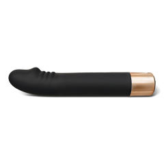 7-Speed Black & Gold Medical-Grade Silicone Rechargeable Vibrator