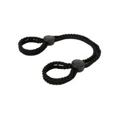 45cm Adjustable Black Polyester Bondage Handcuff Rope