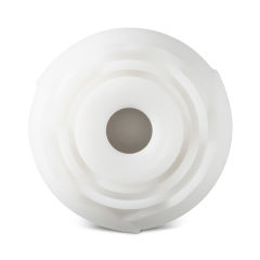 Glow-in-the-Dark 10-Function White Silicone Rechargeable Clitoral Sucking Rose Sex Toy