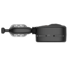 9-Speed Black Rechargeable Remote Controlled Wearable Male Masturbator with Vibrating & Stroking Functions
