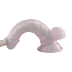 7.49'' Purple Body-Safe TPE Realistic Dildo with Strong Suction Cup