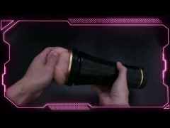 Flesh TPR Life-Like Vagina Male Masturbator with 8.6'' Depth