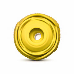 10-Speed Yellow Color Silicone Clitoral Sucking Rose with Thrusting Vibrator