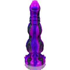9.65'' Multicolor Realistic Silicone Huge Thick Dildo with Extra-Long Insertable Length and Strong Suction Cup