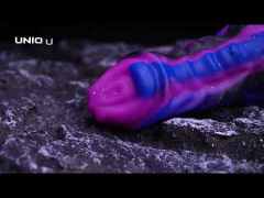 9.65'' Multicolor Realistic Silicone Huge Thick Dildo with Extra-Long Insertable Length and Strong Suction Cup
