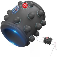 10-Speed Black Rechargeable Silicone Vibrating Cock Ring with USB Magnetic Charging