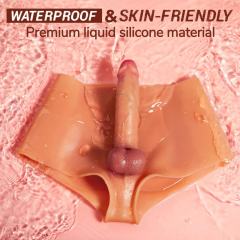 Flesh Wearable Strap-On Panties with 7.09'' Solid Realistic Dildo