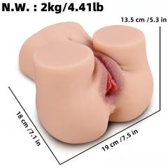 4.41LB Life-Like Flesh-Colored TPE Sex Doll for Men