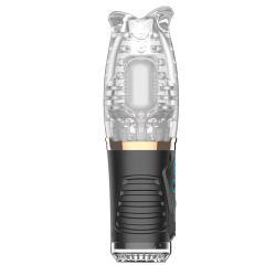 9-Mode Rechargeable Automatic Sucking & Vibrating Male Masturbator with LED Display