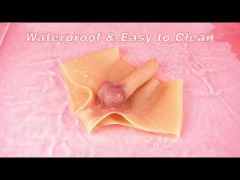 Customizable Flesh Wearable Strap-On Panties with 7.09'' Solid Realistic Dildo