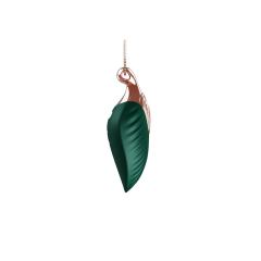 10-Speed Green Necklace-Shaped Silicone Rechargeable Vibrating Egg with Powerful Vibrating Function