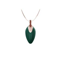 10-Speed Green Necklace-Shaped Silicone Rechargeable Vibrating Egg with Powerful Vibrating Function