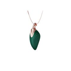 10-Speed Green Necklace-Shaped Silicone Rechargeable Vibrating Egg with Powerful Vibrating Function