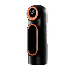 10-Speed Sucking, Thrusting & Vibrating Waterproof Automatic Male Masturbators in Black with Sound Effects