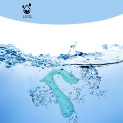 10-Speed Cyan Silicone Rechargeable Party Vibrator
