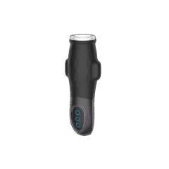 10-Speed Black Rechargeable Masturbator with Sucking & Vibrating Functions