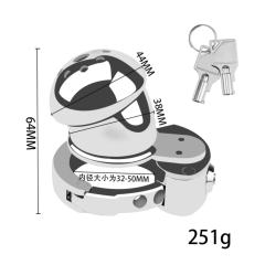 Stainless Steel 304 & Zinc Alloy Chastity Lock ZC-063
