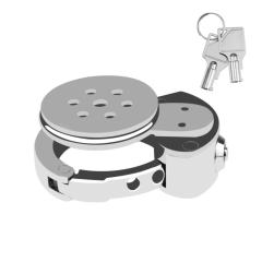 Stainless Steel 304 & Zinc Alloy Chastity Lock ZC-055
