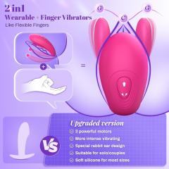 10 Modes Magenta App and Remote Control Rechargeable Silicone Vibrator for G-Spot and Clitoral Stimulation
