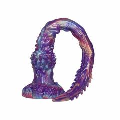 Extra - Long Dragon - Scaled Silicone Anal Plug and Monster Dildo