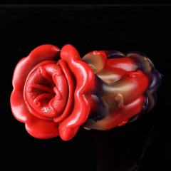 Carnivorous Flower - Shaped Silicone Dildo: Unique Erotic Toy