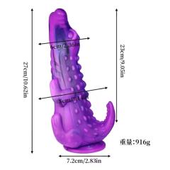 Crocodile Dildo Soft Silicone Realistic Anal Dildo Sex Toys with Suction Cap