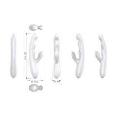 10-Mode Rechargeable Silicone G-Spot Vibrator and Prostate Massager with Tapping Function