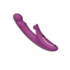 3-in-1 Rechargeable Silicone G-Spot Vibrator – 10-Speed Vibrating, Thrusting & Tapping Stimulator with Heating