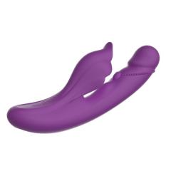 10-Speed Rechargeable Silicone Vibrator with Thrusting & Heating Function