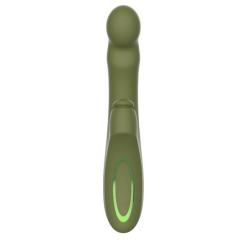 10-Mode Rechargeable Silicone G-Spot Vibrator with Heating - 7-Mode Thrusting,5-Mode Tapping