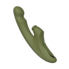 10-Mode Rechargeable Silicone G-Spot Vibrator with Heating - 7-Mode Thrusting,5-Mode Tapping