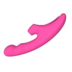 10-Mode Rechargeable Silicone G-Spot Vibrator with Heating - 7-Mode Thrusting,5-Mode Sucking