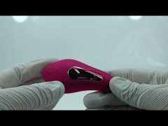9 Modes Magenta Waterproof Rechargeable Silicone Wearable Panty Vibrator with App Control