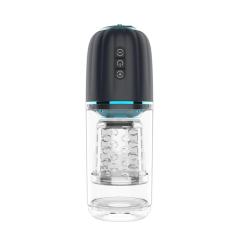 7-Speed Thrusting & Rotating Rechargeable Male Masturbator with Base