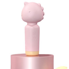 10-Mode Pink Unicorn Dreams 4.5" Rechargeable Waterproof Clitoral Silicone Vibrator