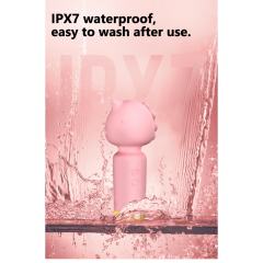 10-Mode Pink Unicorn Dreams 4.5" Rechargeable Waterproof Clitoral Silicone Vibrator