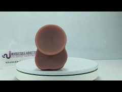 Customizable 11.03'' Huge Flesh Silicone Realistic Dildo with Balsl and Strong Suction Cup