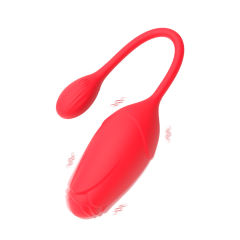 App-Controlled Silicone Rose Vibrator with Heating and Remote Cotrol
