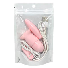 Pink USB-Powered 12-Speed Vibrating & Tongue-Licking Egg (Foil Bag)