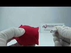 10 Speeds Red Color Silicone Clitoral Sucking Rose with G-Spot Vibrator