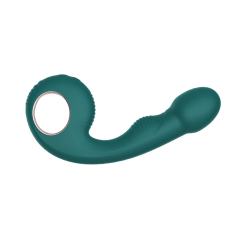 10-Mode Red/Green Rechargeable Waterproof Silicone G-Spot Vibrator
